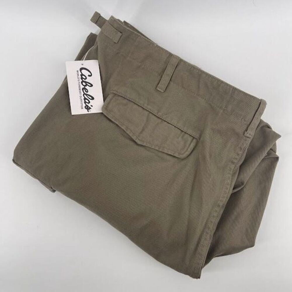 Cabela's Men's Size 44 Cargo Pants Outdoor Hiking Tactical Trousers‎ Khaki